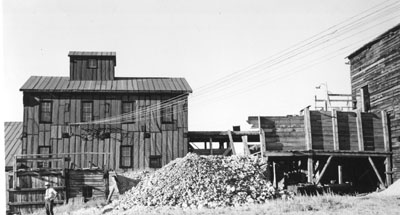 Unidentified mine works