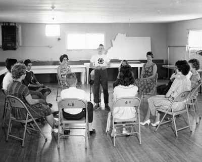 Members of the Tongue River 4-h Club, Miles City, Montana Have Their Regular Meeting