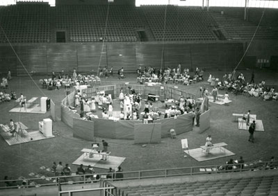 4-H Competition Where Many People are Participating.