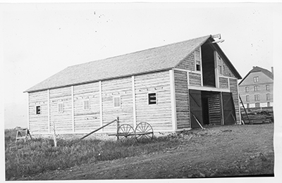Log Horse Barn