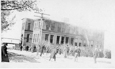 Chemistry Building Fire, October 20, 1916