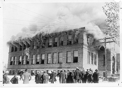 Chemistry Building Fire, October 20, 1916