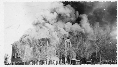 Chemistry Building Fire, October 20, 1916