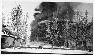 Chemistry Building Fire, October 20, 1916