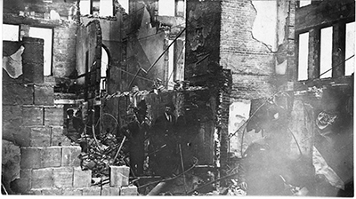 Chemistry Building Ruins, 1916