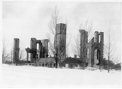 Chemistry Building Ruins, 1916