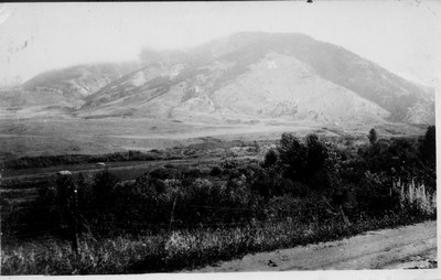 The "M" as seen from Gallatin Valley