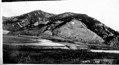The "M" as seen from Gallatin Valley