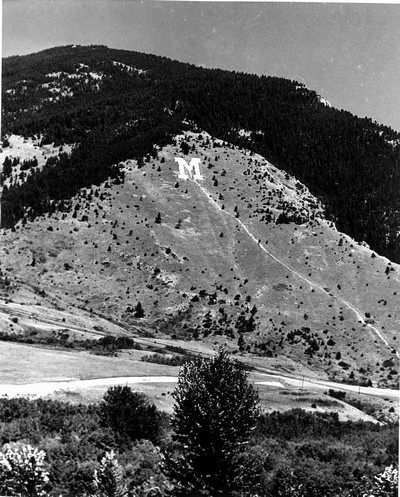 The "M" as seen from Bridger Canyon