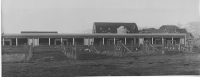 Poultry house and pens, 1914