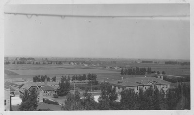 West Gallatin Valley from top of Main Building