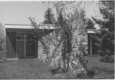 Close up of Danforth Chapel Entrance