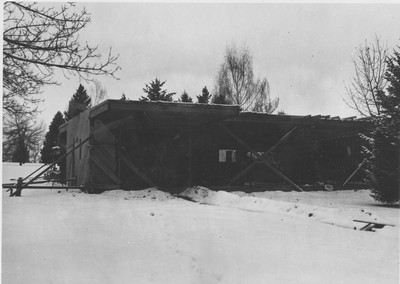 Danforth Chapel under construction