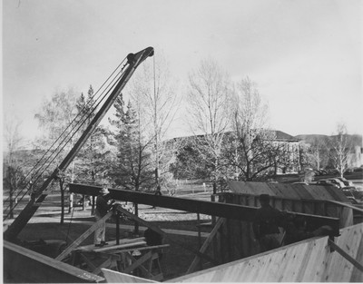 Danforth Chapel under construction