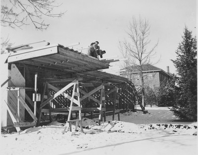 Danforth Chapel under construction
