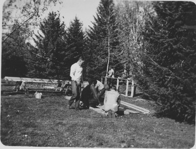 Danforth Chapel under construction