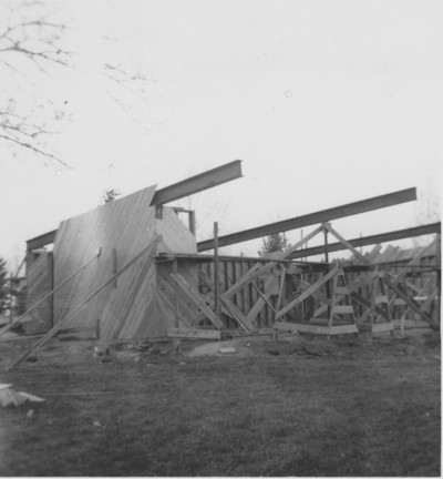 Danforth Chapel under construction