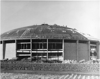 Brick Breeden Fieldhouse Under Construction