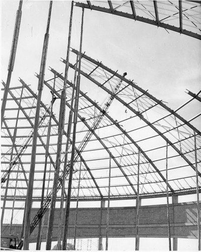 Brick Breeden Fieldhouse Under Construction