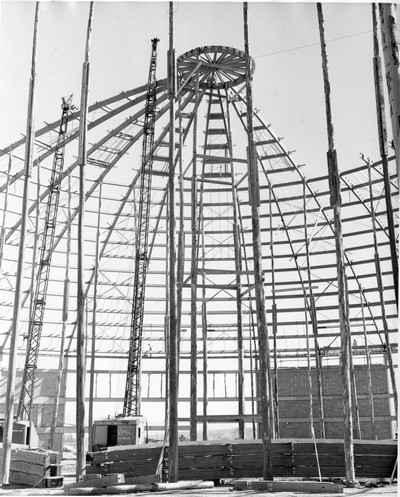 Brick Breeden Fieldhouse Under Construction