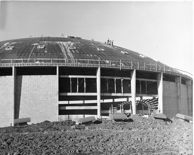 Brick Breeden Fieldhouse Under Construction