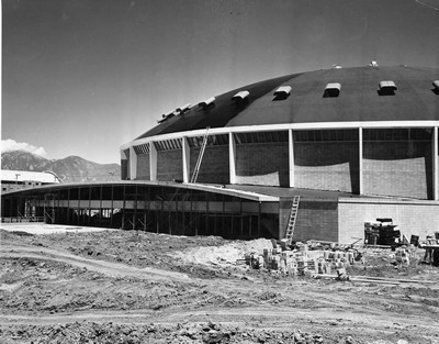Brick Breeden Fieldhouse Under Construction