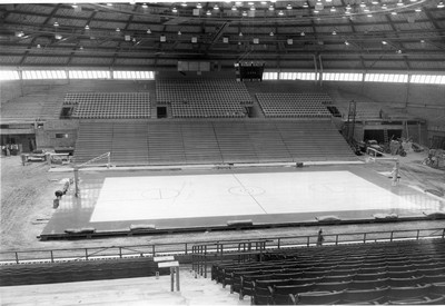 Brick Breeden Fieldhouse Under Construction
