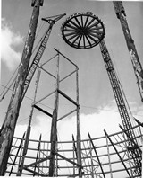 Brick Breeden Fieldhouse Under Construction