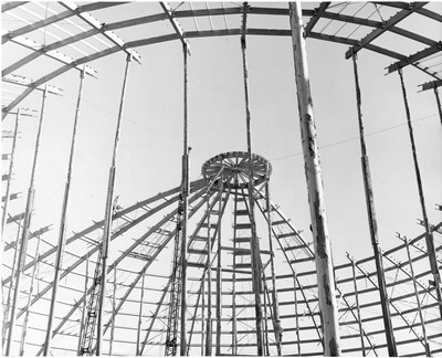 Brick Breeden Fieldhouse Under Construction