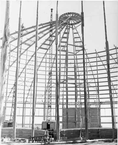 Brick Breeden Fieldhouse Under Construction
