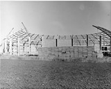 Brick Breeden Fieldhouse Under Construction