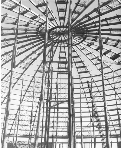 Brick Breeden Fieldhouse Under Construction