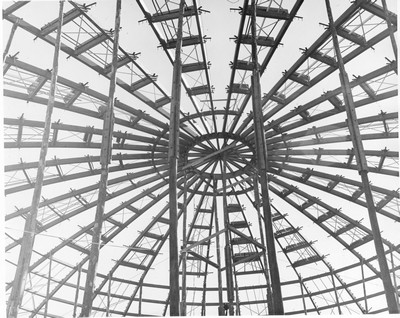 Brick Breeden Fieldhouse Under Construction