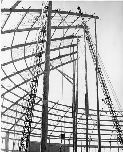 Brick Breeden Fieldhouse Under Construction