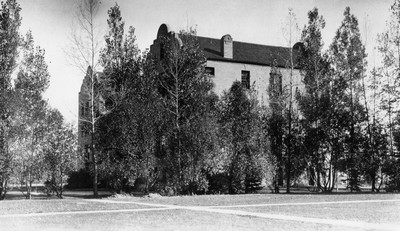 Hamilton Hall Surrounded by Trees