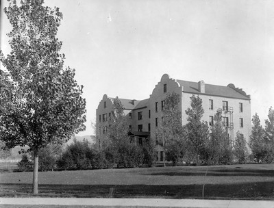 Hamilton Hall Surrounded by Trees