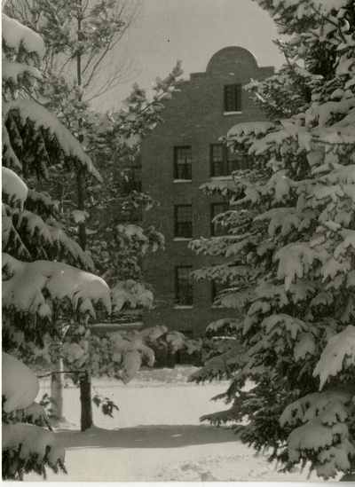 Hamilton Hall in the Winter
