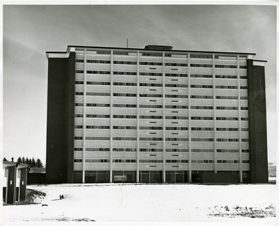 Hedges Hall in Winter