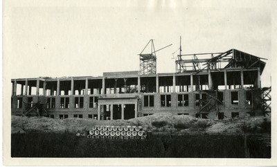 Roberts Hall Under Construction