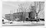 Roberts Hall Under Construction in Winter