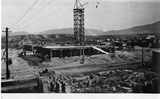 Roberts Hall Under Construction Postcard