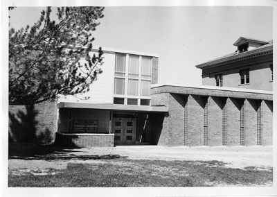 Linfield Hall South Wing With Construction Sign