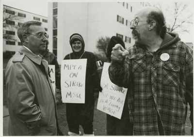 President Mike Malone during strike