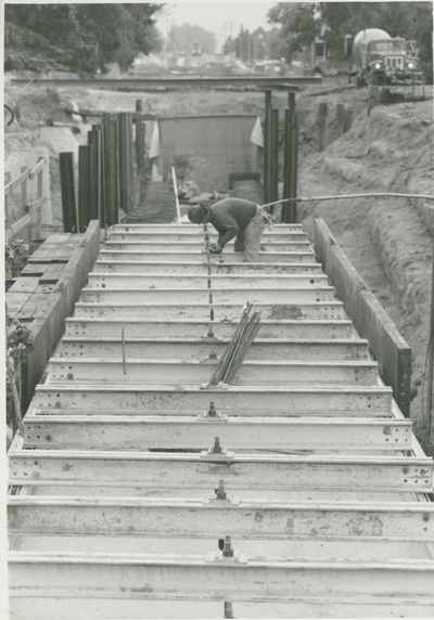 Construction of the tunnel on 11th Avenue