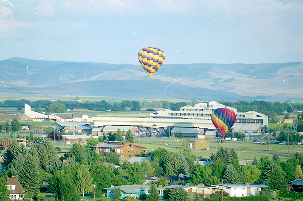 Hot Air Balloons over Campus 2