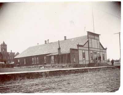 Old Academy Building, first classes at main & third