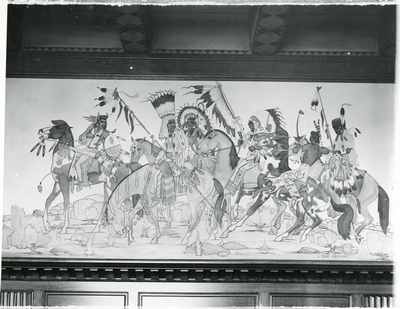 Leigh Lounge Mural, Student Union building