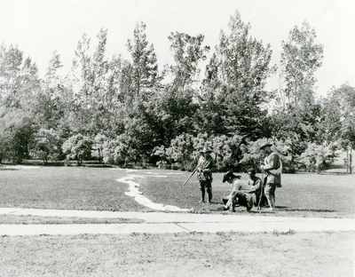 Lewis and Clark pageant at Three Forks, 1946