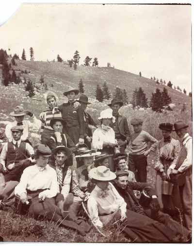Group of students at a picnic