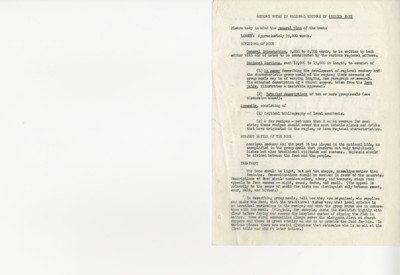 America Eats - General Notes to Regional Editors of America Eats